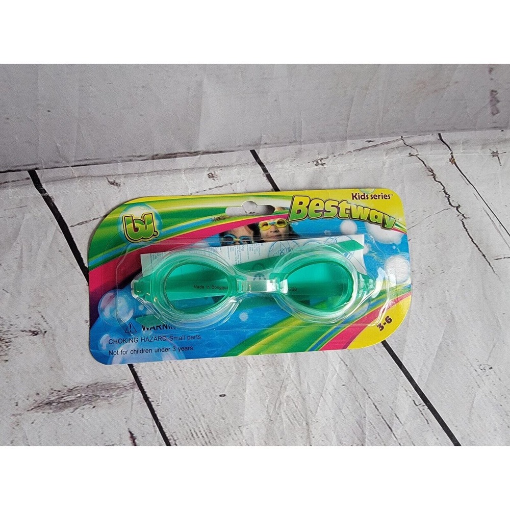 Goggles Kids Swimming Bestway Ages 3+ Green